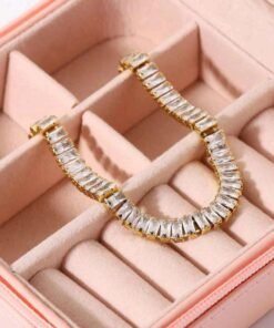 Anti Tarnish Cut Cristal Bracelet